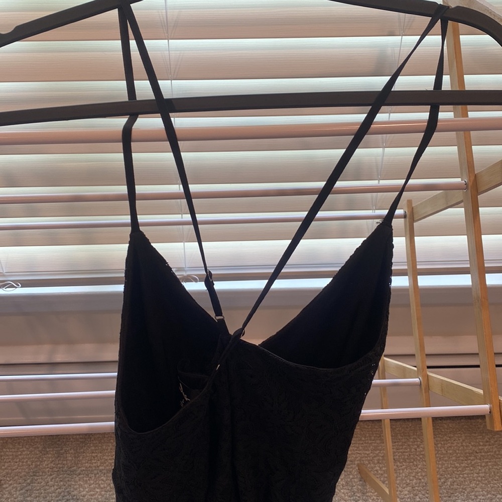 Lulu's Black Backless Spaghetti Strap Dress - image 4